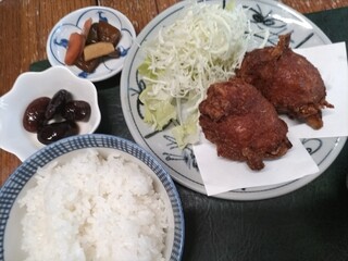 Takashimaya Shokudou - ジャンボザンギ定食