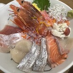 217907011 - 渡舟の海鮮丼(極)2200円。