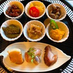 chinois 蓮歩 - 1品ずつ楽しめる美味しい前菜