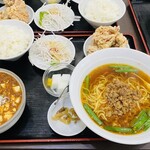 台湾料理 祥瑞 - 麻婆豆腐と台湾ラーメンのセット