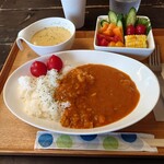 谷口農場直売店＆カフェ まっかなトマト - トマトカレーセット