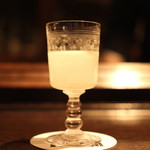 ル・パラン - ホワイトレディーをちょこっと飲んだら、美しい模様が出てきました　(2013/10)