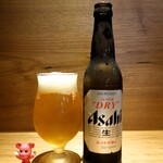 うら田 - 瓶ビール(小)　500円