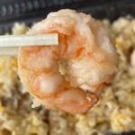 きく屋 - 『エビチャーハン』のエビ