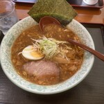 えぞらーめん勝二 - 醤油＋背脂トッピング900円