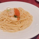 究極の生パスタ ロゼッタ福津 - 小海老のクリームソース　オマール海老風味