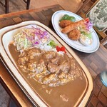 メルヘン - カレーライス、ミックスフライ単品