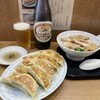 横浜とんとん - 料理写真:餃子（5個入り）¥320×2、チャーシュー丼¥450、ビール（中）¥470