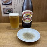 横浜とんとん - ビール（中）¥470