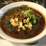 175°DENO担担麺 - ＃２８５ ＠DENOブラック（黒ゴマ担担麺・汁有・痺れる）８５０円