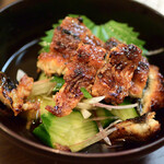 炭焼うなぎ ひつまぶし藤城 - うざく(酢物)