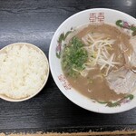 竹兆ラーメン - ラーメン ご飯