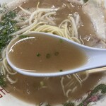 竹兆ラーメン - スープ