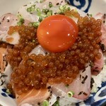 しんのすけ - 塩海鮮丼(大) いくら正油漬けトッピング