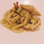 トラットリア フェルマータ - アワビのジェノパペーストの冷製フェデリーニ