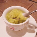 トラットリア フェルマータ - バジルシャーベット