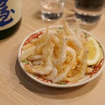 Fried white shrimp from Toyama Prefecture
