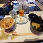 梅の花 - 飯物、湯葉吸物、香の物