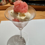 みえ田 - 雷電スイカ　バニラアイス