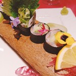 創作Dining Sushi　きくち - こはだの磯巻き