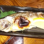 Okutamano Aji Muraki - 川魚 山女の塩焼き ¥800