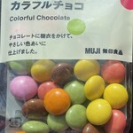 無印良品 - カラフルチョコ　120円 .