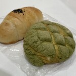Yasashii Kaori No Pan Yasan - 抹茶メロンパン＆あん塩バターロール