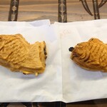 217943834 - 『たい焼き つぶしあん（240円税込）&焼き栗あん（270円税込）』