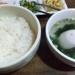 みちくさ - ご飯にスープ