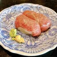 雪月花 ながら - 銘柄牛炙り握り