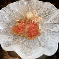 雪月花 ながら - 銘柄牛のたたき