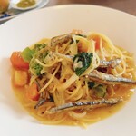 タベルナ 厨 - レディースランチ　シェフお任せペペロンチーノ