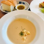 タベルナ 厨 - レディースランチ　スープ