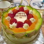 芦の屋 - 誕生日ケーキ♪
