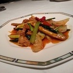 シルクロードガーデン - 豚肉と野菜の豆板醤炒め