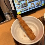 Tonkara Tei - 通常100円のエビフライ