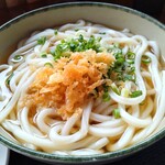 うどんや - かけうどん大390円