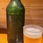 Hachibume Ryouriten - お酒①ハートランド(瓶ビール、麒麟ビール)(税込660円)