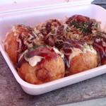 青のり、かつお、マヨネーズのトッピング