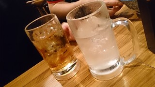 Menya Takeichi - ウーロンハイ＆レモンサワー