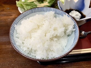吟の蔵 - ◆ ご飯 
美味しいお米を使用。