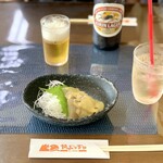 島ヶ原温泉　やぶっちゃ　里山料理　どんど - 刺身こんにゃく。コレ美味しかった♡