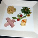 メゾン・ド・ユーロン - 夜のコースの前菜5種