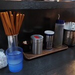 中華そば いづる - 卓上アイテム