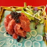 Hire Yakiniku Kyoutoen - 肉刺　キャビアと生胡椒