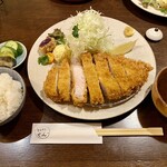 Tonkatsu Sen - 特上ロースかつ定食(リブロース)@3,100円