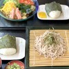 Shimagahara Onsen Yabuccha Satoyama Ryouri Dondo - ざる蕎麦と冷やし中華（夏季限定）と塩おむすび