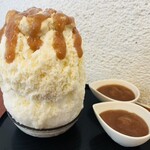 こひる庵 - 立派な高さだけど5分くらいで完食ᕦ(ò_óˇ)ᕤ