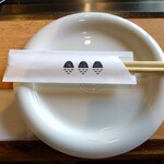 Teppanyaki To Okonomiyaki Mishimaya - 箸と取り皿