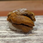 市sushi - 唐津の雲丹。甘いのなんのって